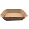 Disposable Cat Litter Box (5 Pack of Trays) Eco Friendly 100% Recycled Paper Cat Tray (Shipment From FBA) - Brown