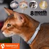 Natural Flea Tick Collar for Cats 6 Months Control of Best Prevention Safe Treatment Anti Fleas and Ticks Essential Oil Repellent 1 Pack - Rolf Club