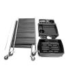 YC-Q7 5 Tiers Hairdresser Beauty Storage Trolley Black - As shown in the figure