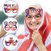 JOYMEMO 6PCS Independence Day Glasses Set American National Day Party Decoration Supplies USA 4th of July Event Party Supplies - set 1