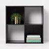 4 Cube Decorative Bookshelf - Brown