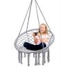 hammock chair; black - gray - steel