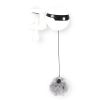 Automatic Cat Teasing Toy, Electric Lifting Toy, Interactive Rotating Ball - white