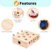 Mewoofun 8 Holes Cat Toys Interactive Whack-a-mole Solid Wood Toys for Indoor - WP022